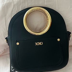 XOXO Black and Gold Handbag